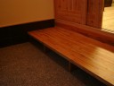国産杉の玄関式台＆洗い出しの玄関土間